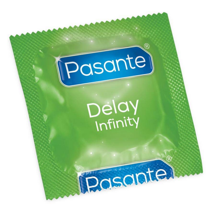 Pasante Delay Infinity ejakulāciju aizkavējoši prezervatīvi