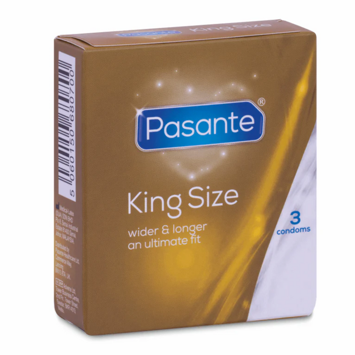 Pasante King Size lielāka izmēra prezervatīvi