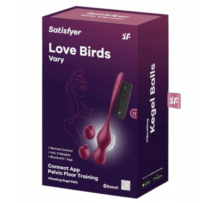 Satisfyer Love Birds viedie maksts bumbiņas