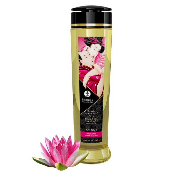 Shunga Sweet Lotus masāžas eļļa 240 ml