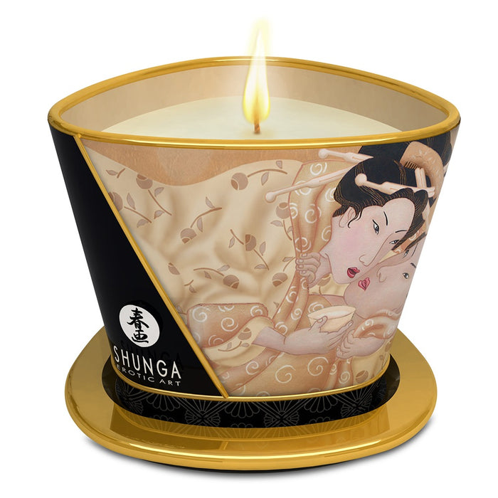 Shunga vaniļas aromātiskā masāžas svece 170ml