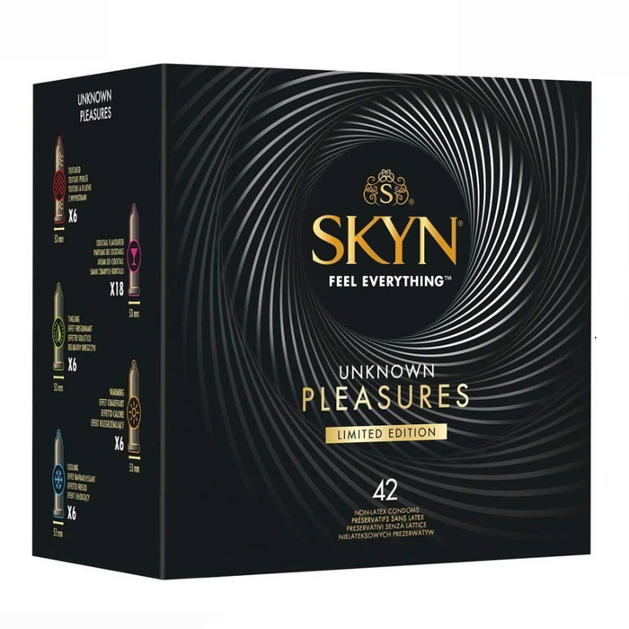 SKYN Unknown pleasures prezervatīvu komplekts 42 gab.