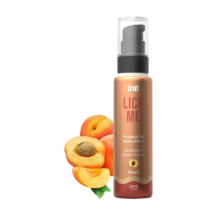 INTT Lick Me Peach – ēdams lubrikants ar sildošu efektu, 50 ml