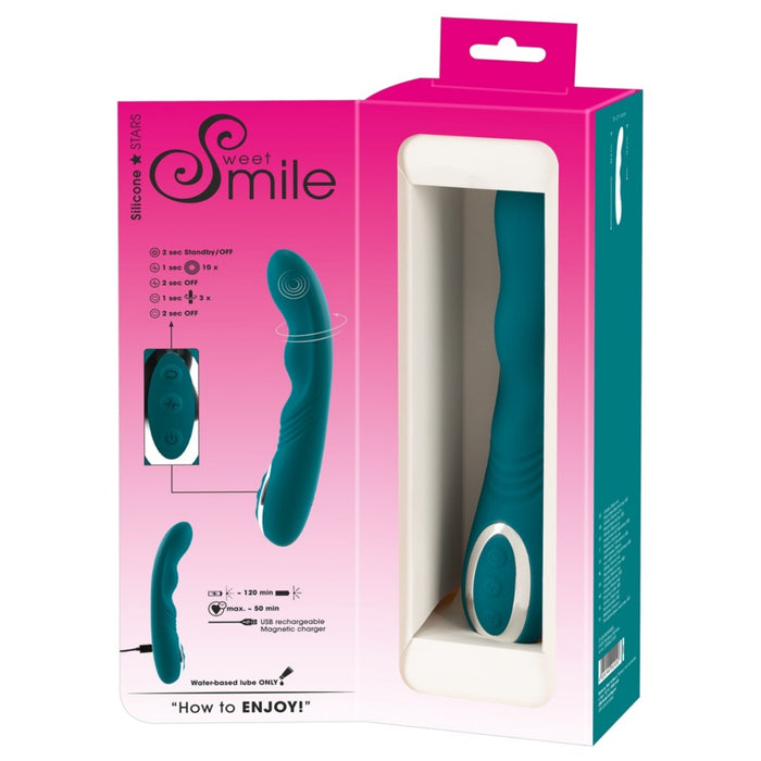 Sweet Smile Rotating G-Spot – rotējošs G-punkta vibrators ar 10 vibrācijas režīmiem