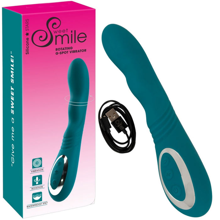 Sweet Smile Rotating G-Spot – rotējošs G-punkta vibrators ar 10 vibrācijas režīmiem