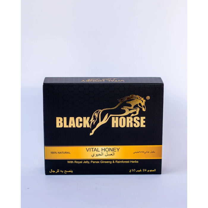 Black Horse Vital Honey – dabīgs medus maisījums vīriešiem (24 x 10 g)