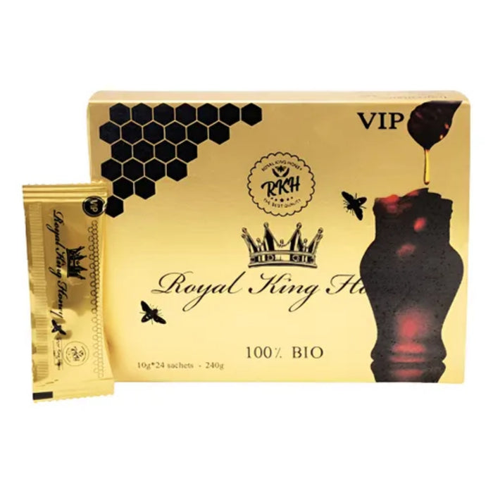 Vip Royal King Honey - augstākās kvalitātes dabīgā medus maisījums (24 x 10 g)