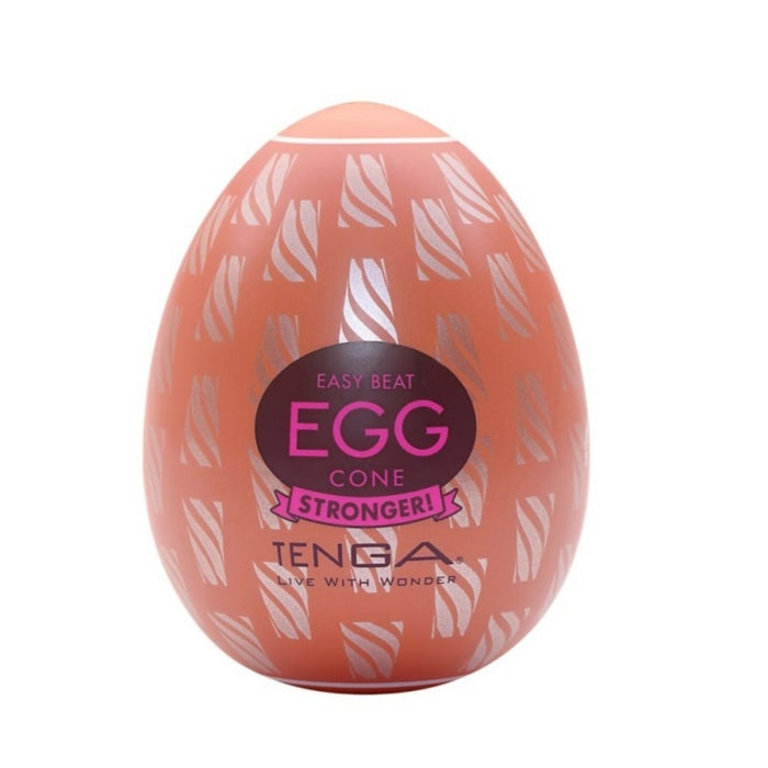Tenga Egg Cone – masturbators ar spirālveida "konusa" tekstūru