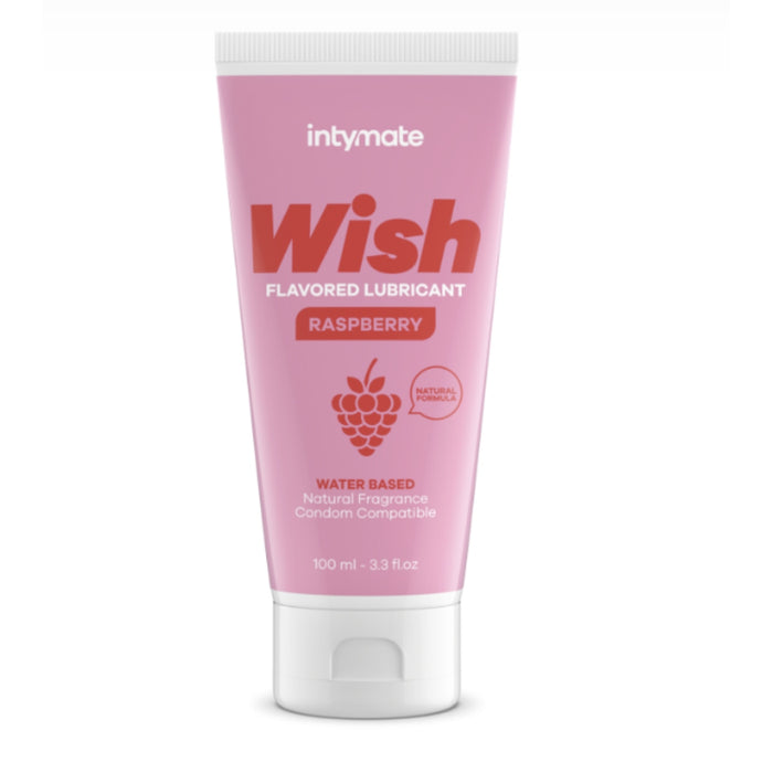 INTYMATE Wish Raspberry ūdens bāzes lubrikants ar aveņu garšu, 100 ml