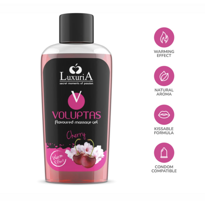 Voluptas ķiršu stimulējošais masāžas gels, ēdams, 100 ml