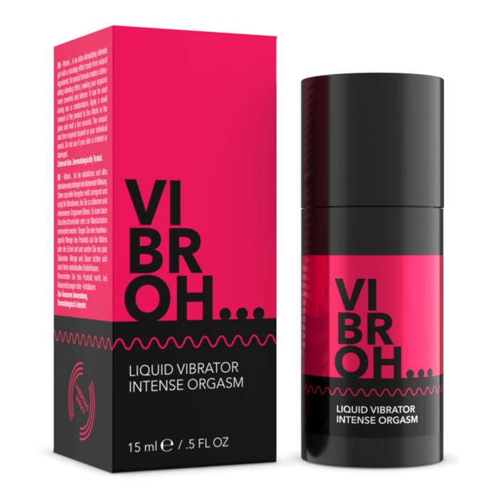 Vibroh stimulējošais gels ar vibrējošu efektu, 15 ml