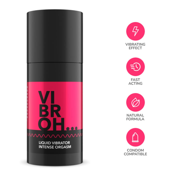 Vibroh stimulējošais gels ar vibrējošu efektu, 15 ml