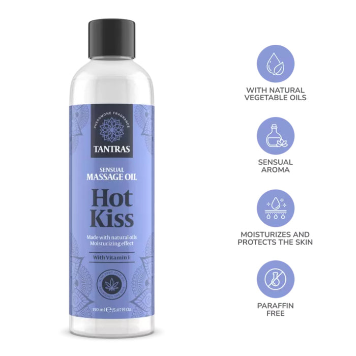 Tantras Love Oil Hot Kiss – ароматическое массажное масло, 150 мл