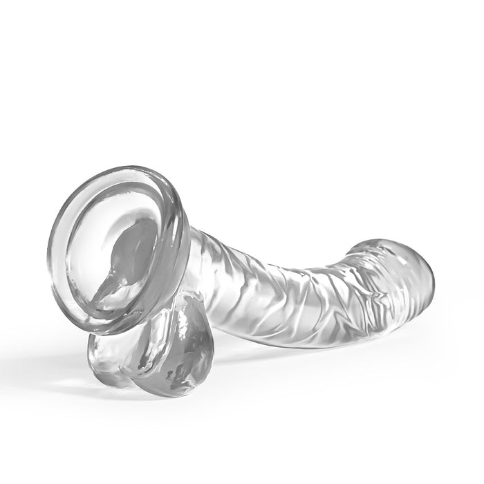 Crushious Hudini anālais dildo – ar piesūcekni, TPE, caurspīdīgs