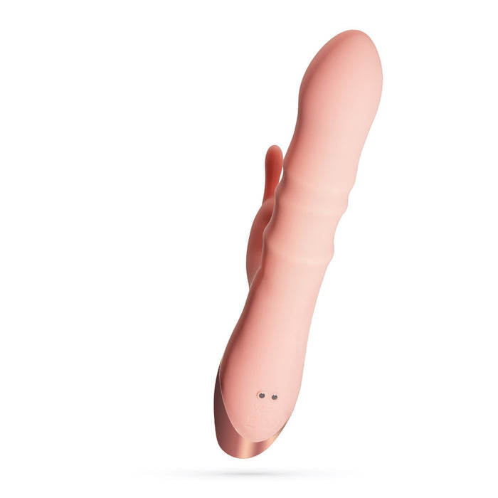 Crushious Ringlord Rabbit vibrators — silikona, ar gredzeniem, USB
