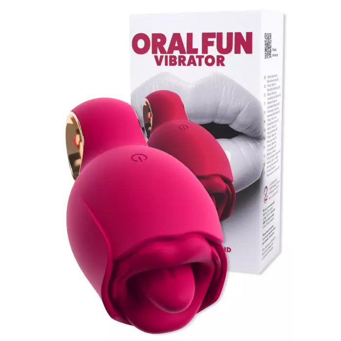 OralFun koka klitora stimulators – „mēles“ efekts, silikona, USB