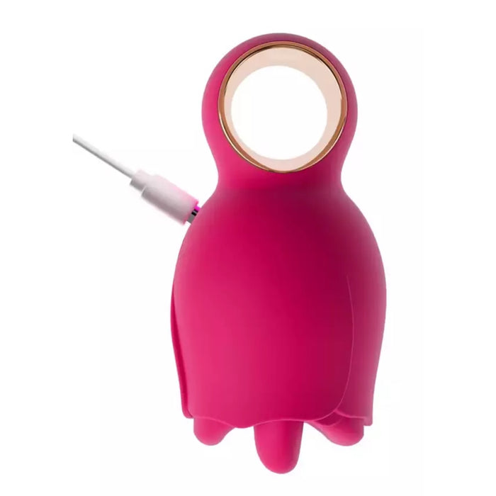 OralFun koka klitora stimulators – „mēles“ efekts, silikona, USB