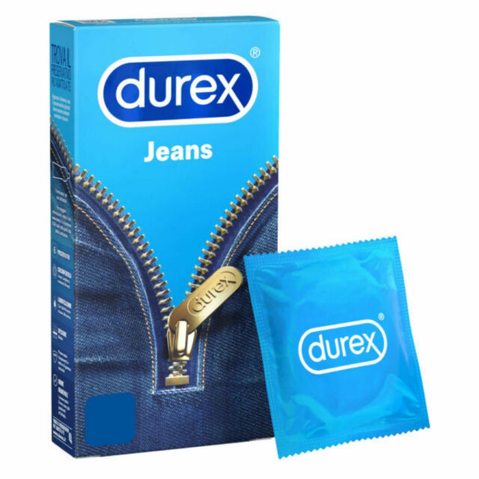 Durex Jeans – prezervatīvi 56 mm, 9 gab.
