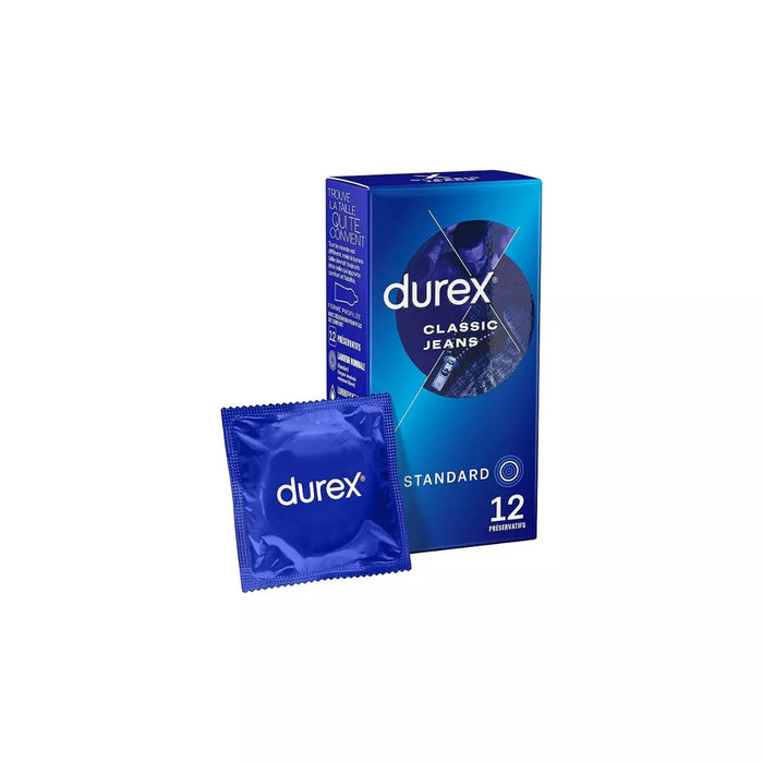 Durex Classic Jeans – презервативы 56 мм, 12 шт.