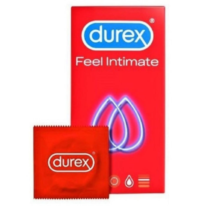 Durex Intimate Feel – īpaši plāni prezervatīvi, 56 mm, 6 gab.