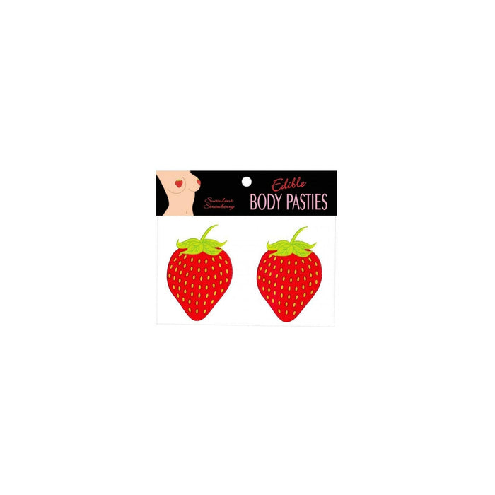 Edible Pasties Strawberry – съедобные накладки на соски, клубничный вкус