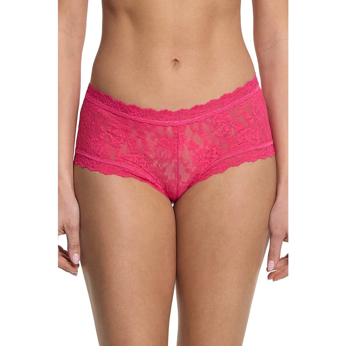 Lace Boyshort – женские трусики, кружевные, розовые