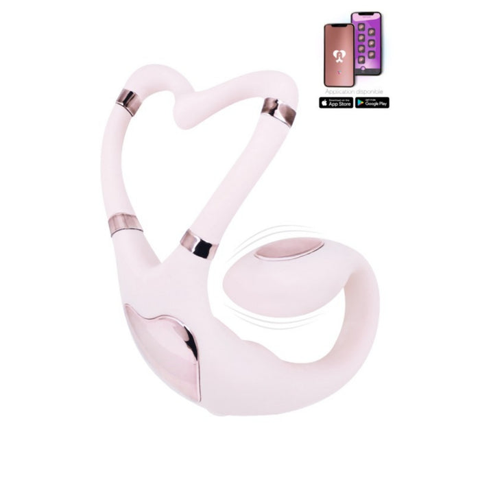 Adrien Lastic Venus – dubultais klitora un G punkta stimulators, uzlādējams, rozā