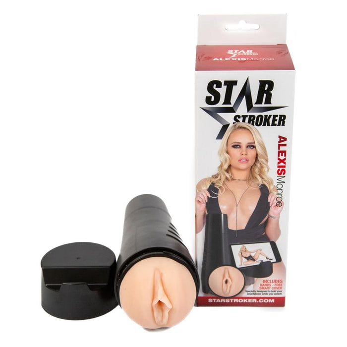 Alexis Monroe Hard Case Pussy Stroker – мастурбатор, реалистичный, TPR, с держателем для телефона