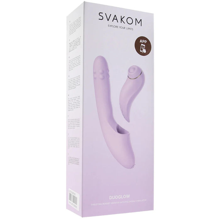SVAKOM DuoGlow – вибратор и стимулятор клитора (2-в-1, 5-в-1 функции)