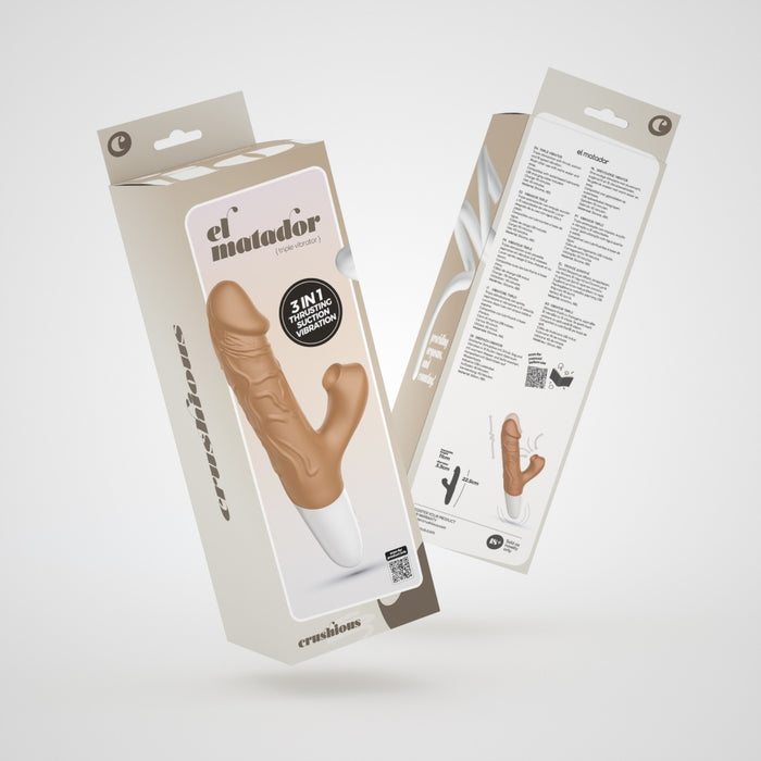 Crushious El Matador — reālistisks vibrators ar stumšanas funkciju