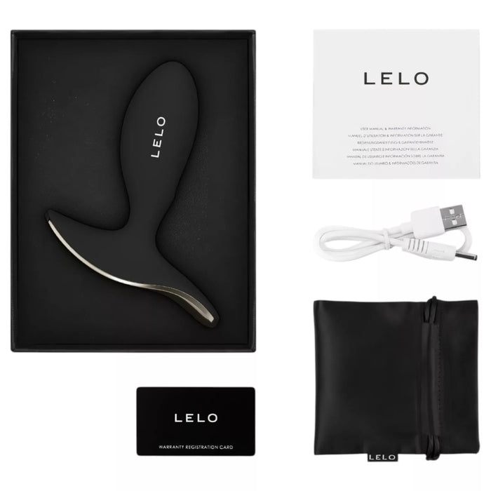 LELO SURFER 2 – vibruojantis analinis kamštis Juodas