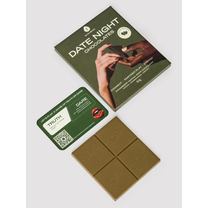 The Oh Collective – Date Night Chocolates Matcha – baltās šokolādes konfektes pāriem ar matchu (50 g)