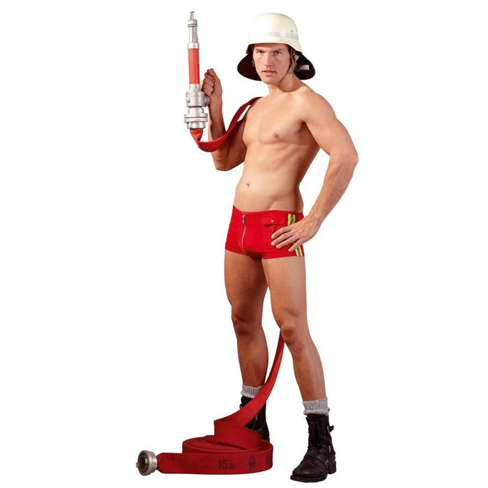 Firefighter Boxer Shorts – красные мужские боксеры (размер S)