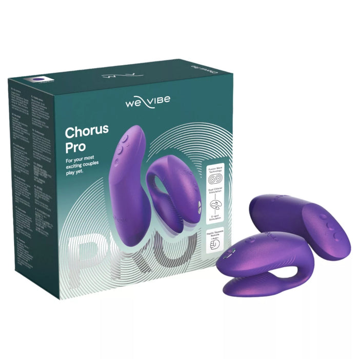 We-Vibe Chorus Pro – pāriem paredzēts vibrators ar lietotni un tālvadības pulti, violets
