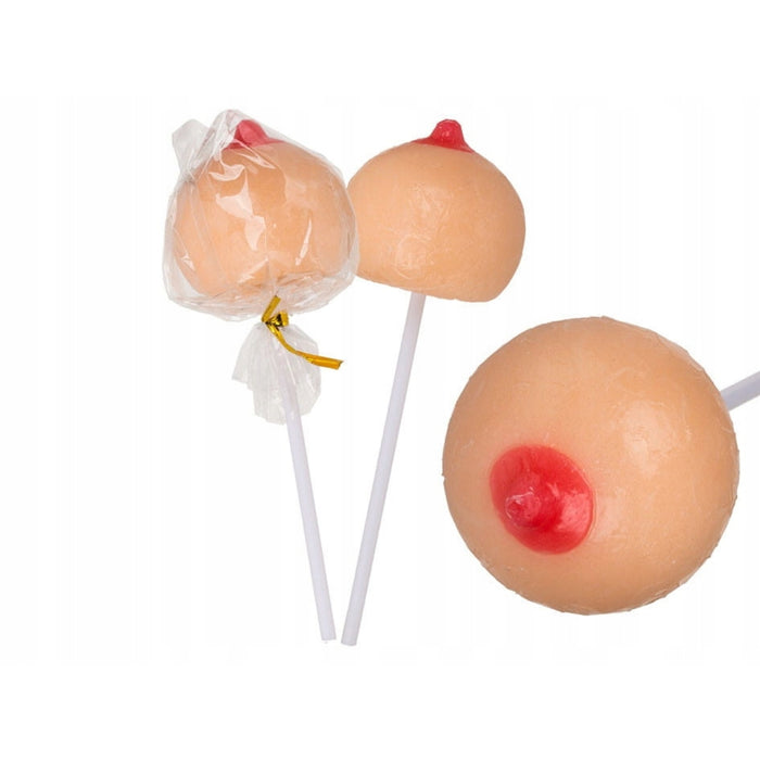 Spencer & Fleetwood BOOBIE POP – zemeņu konfekte uz kociņa, 58 g