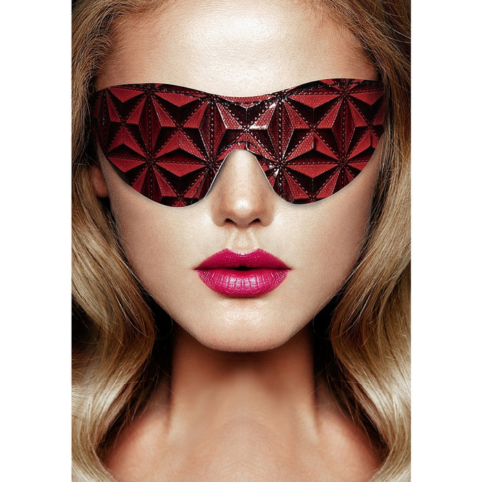 OUCH! Luxury Eye Mask – acu maska, bordo