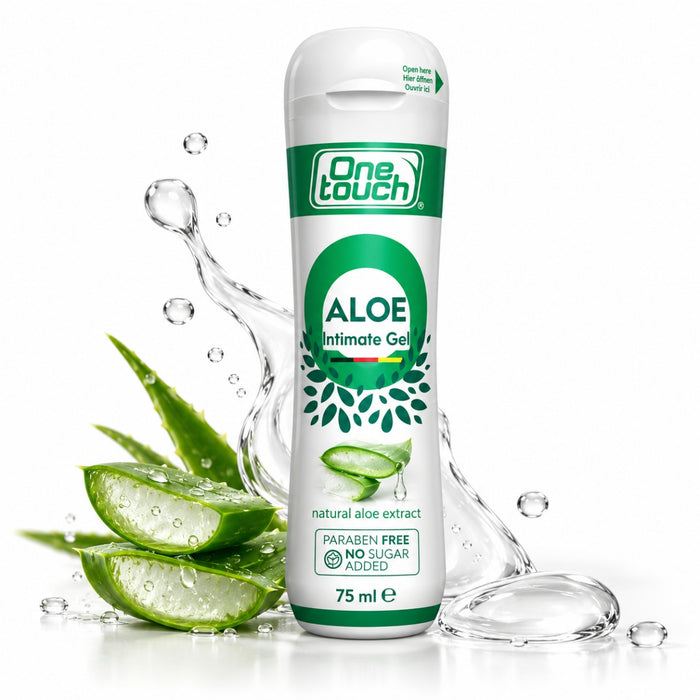 One Touch Aloe Vera – lubrikants uz ūdens bāzes ar alveju, 75 ml