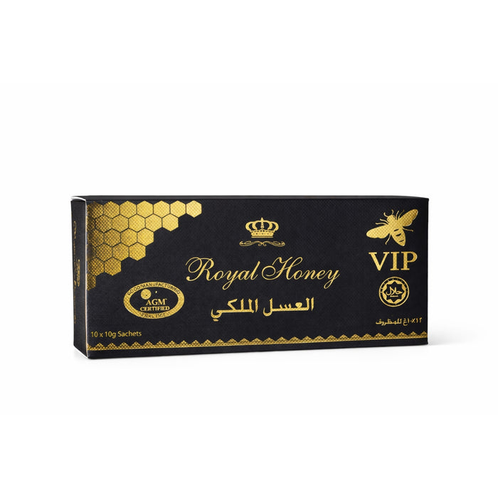 Royal Honey VIP - dabīgā medus maisījums vīriešiem (12 x 10 g)