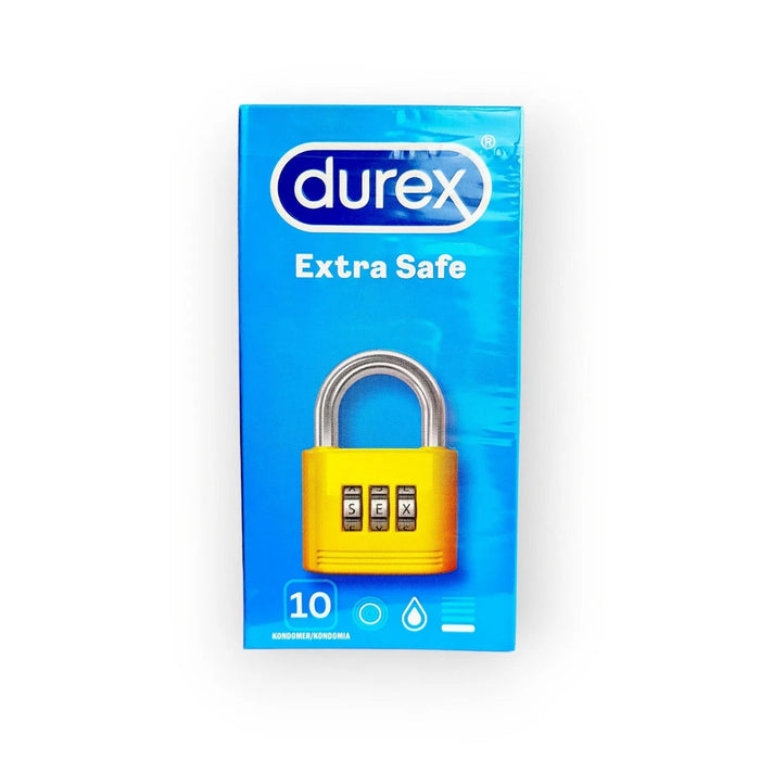 Durex Extra Safe paaugstinātas drošības prezervatīvi