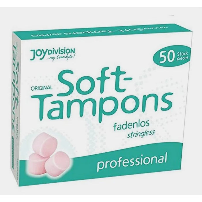 Joydivision Soft-Tampons sūkļa tamponi – bez diega, sportam un peldēšanai, 1 gab.