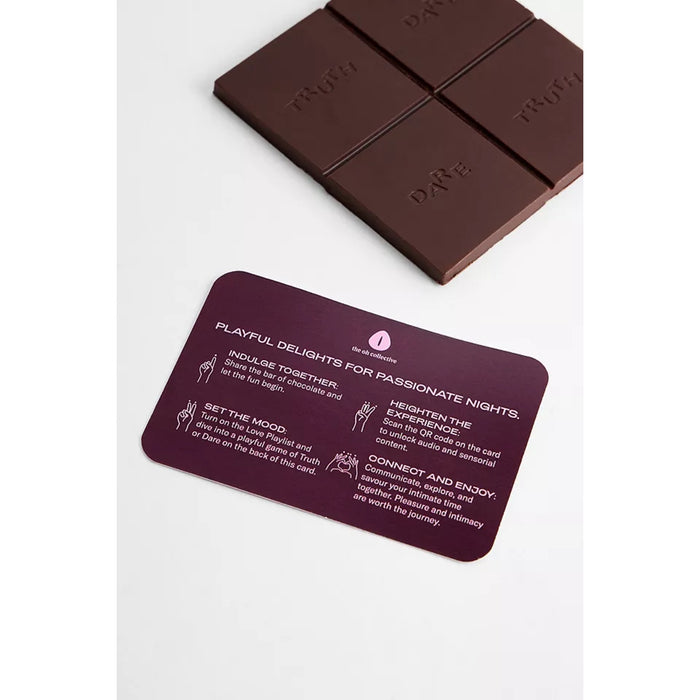 The Oh Collective – Date Night Love Chocolate с popping candy и карточками «Truth or Dare» (50 г)