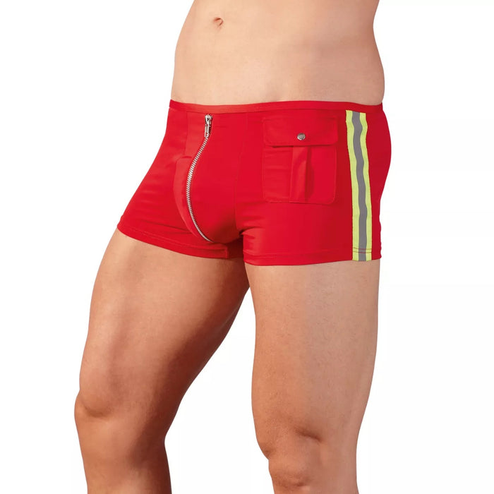 Firefighter Boxer Shorts – красные мужские боксеры (размер S)