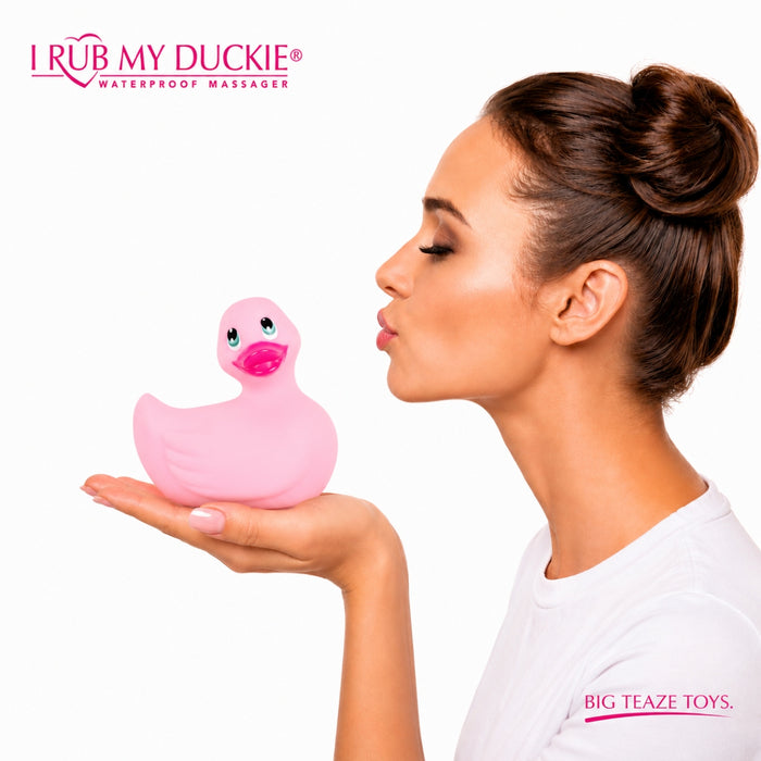 Вибрирующий массажёр в форме уточки „I Rub My Duckie“ – водонепроницаемый