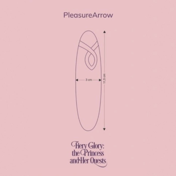 FairyGasm PleasureArrow mini vibrators - Fiery Glory: Princese un viņas meklējumi, zaļais