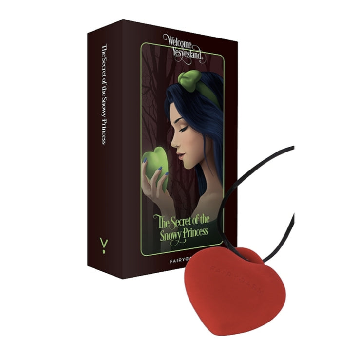 Fairygasm PleasureStone mini vibrators "Sniega princeses noslēpums", sarkans