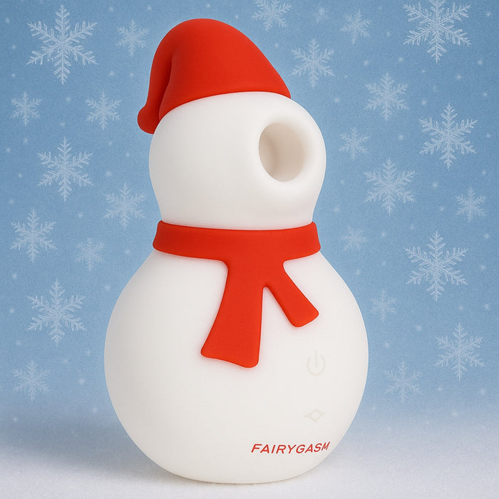 Fairygasm SnowMan sieviešu mini vibrators-stimulators "Ziemas maģija"