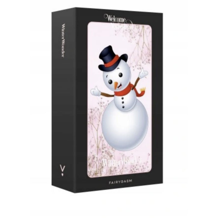 Fairygasm SnowMan sieviešu mini vibrators-stimulators "Ziemas maģija"