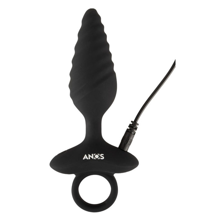 ANOS Flexible Plug Twisted – vibrējošs anālais aizbāznis ar spirālveida dizainu
