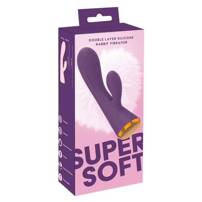 You2Toys Super Soft rozā vibrators - zaķītis