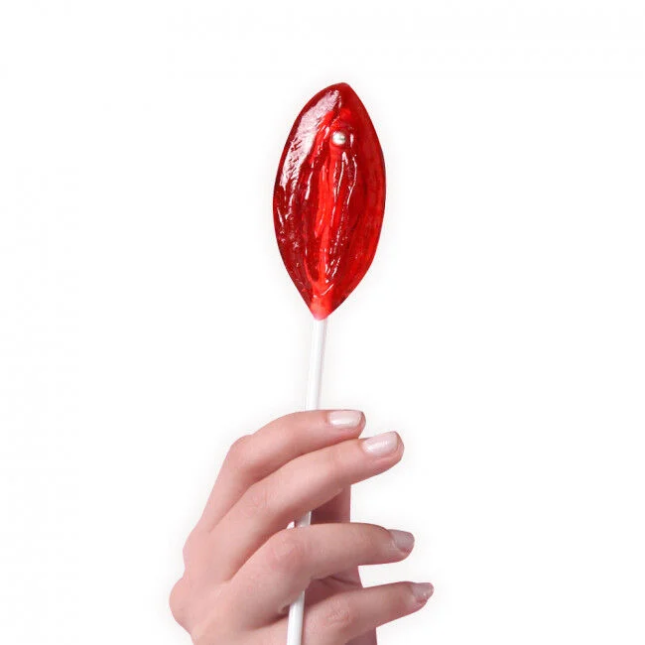 Lollipop Strawberry Vulva, zemenes diametrs. 